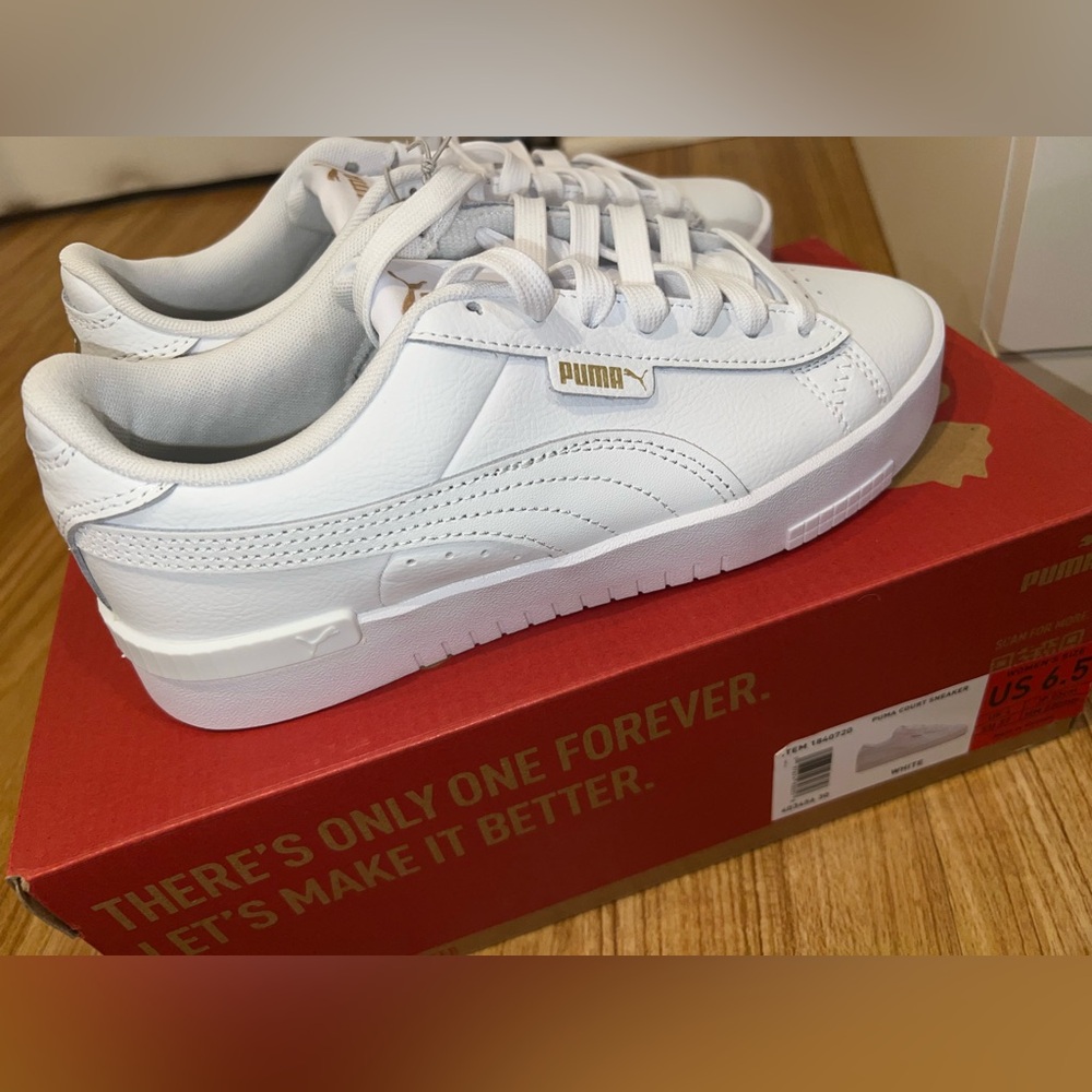 White sneakers